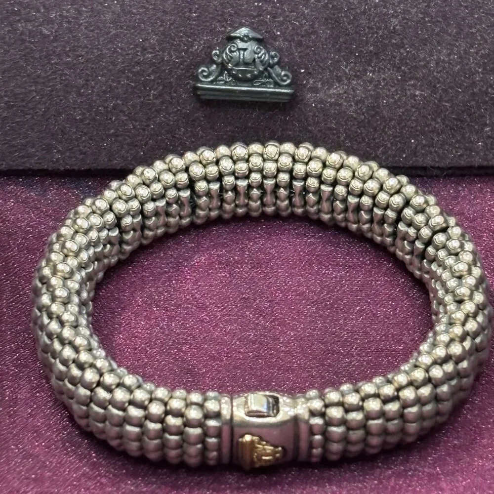 Lagos Signature Caviar Bracelet 15Mm - Picture 10 of 16